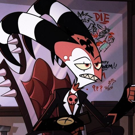 Barbie Wire, Helluva Boss, Hazbin Hotel, Reaction Pictures, Rock Music, My Images, Vinyl Records, Favorite Character, Character Art