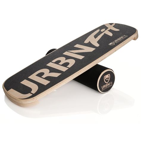 URBNFit Balance Board Trainer - Roller Board for Exercise, Athletic Training and Board Sports - Fun Workout Equipment for Balance, Stability and Improving Core Strength - Free Workout Guide Included *** Read more reviews of the product by visiting the link on the image. (This is an affiliate link) Dynamic Workout, Surf Training, Wobble Board, Wooden Balance Board, Muscle Roller, Hockey Training, Balance Trainers, Free Workout, Workout Equipment