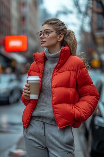 Turn heads this winter with stunning Red Puffer Jacket styles! From cropped designs to long parkas, pair them with skirts, dresses, or even hiking outfits. Warm, trendy, and ready for any occasion. #redpufferjacket #pufferjacket #winteroutfit