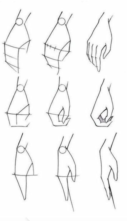 Full Body Anatomy Drawing Tutorial, Side Hand Reference Drawing, Body Sketching For Beginners, Drawing Base Step By Step, Sketch Ideas Reference, How To Draw Human Anatomy Step By Step, Hand Angles Drawing, Comic Body Drawing, People Drawing Step By Step