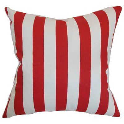 Striped Bedding, Stripe Throw Pillow, Striped Throw, Red Pillows, Pillow Collection, Cotton Throw Pillow, Stripe Pillow, Printed Throw Pillows, Red Stripe