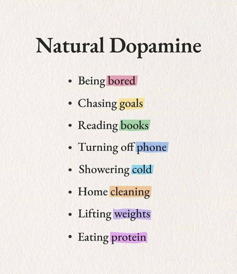 Too Much Dopamine, Natural Dopamine Activities, Dopamine Fasting, Natural Dopamine, Subconscious Mind Power, Dream Chaser, Mind Power, Self Confidence Tips, Journal Writing Prompts