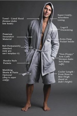 Robe For Men, Fancy Robes, Bathrobe Men, Luxury Loungewear, Arm Cuffs, Hooded Robe, Lined Hoodie, Loungewear Luxury, Hoodie Fits