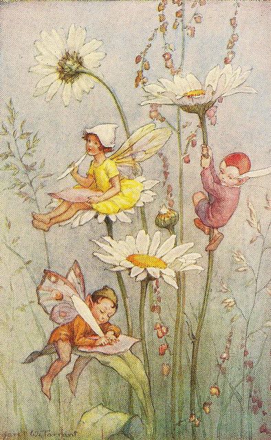 spring Margaret Tarrant, 동화 삽화, Fairy Illustration, Vintage Fairies, Fairy Magic, Flower Fairies, Illustration Vintage, Fairytale Art, Art Et Illustration