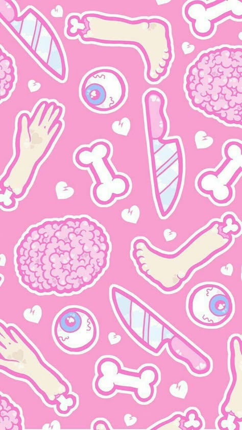 Kawaii Cute Gothic Wallpapers - Wallpaper Cave Creepy Cute Aesthetic, Pastel Goth Art, Kawaii Background, Goth Wallpaper, Gothic Wallpaper, Cocoppa Wallpaper, Iphone Wallpaper Kawaii, Witchy Wallpaper, Kawaii Goth