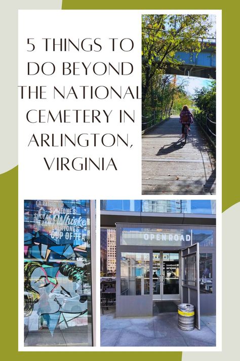 There is so much more to Arlington, Virginia besides the national cemetery. Sharing my favorite places to make the most of your visit. Arlington Virginia, Arlington National Cemetery, Dc Travel, National Cemetery, 5 Things, Travel Fun, Cemetery, The National, Washington Dc