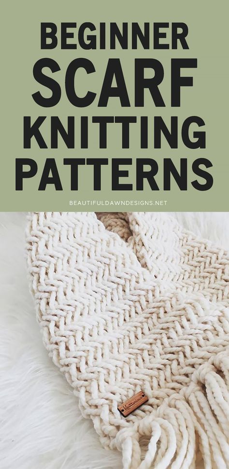 Beginning Knitting Scarf Pattern, Beginner Knitted Scarf Pattern Free, Easy Knit Free Patterns, 3 Color Scarf Knitting Pattern, Beginner Knitting Scarf Patterns Free, Knitting Stitches For Scarves, Free Scarf Knitting Patterns Easy, Free Easy Knitting Patterns For Beginners, Easy Knitting Patterns For Beginners