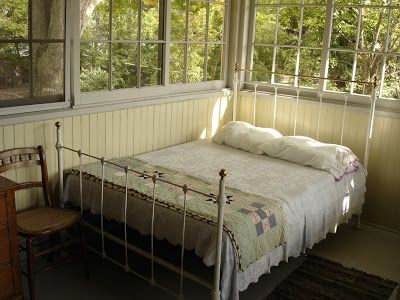 Sleeping Porch, Iron Bed, Porch Design, Porch Patio, Dream Room, My Dream Home, Outdoor Bed, Room Inspo, Lake House