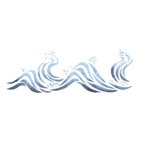 Rolling Waves Wall Stencil Nautical Wall Stencil, Chinoiserie Stencil, Nautical Stencils, Clock Stencils, Quote Stencils, Shabby Chic Stencils, Wave Stencil, Art Deco Stencil, Monogram Stencil