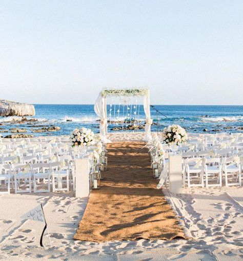 Wedding Liability Insurance #WeddingCheapInvitations Post:1075218499 #WeddingDecorationIdeas Beach Wedding Aisles, Wedding Setup, Los Cabos Wedding, Dream Beach Wedding, Wedding Ceremony Ideas, Beach Wedding Reception, Beach Wedding Guests, Beach Wedding Inspiration, Wedding Beach Ceremony