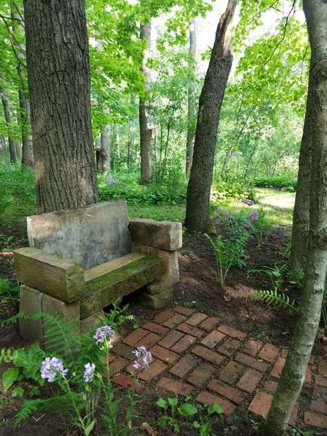 Garden Grotto Ideas, Garden Grotto Ideas Backyards, God Garden, Secret Garden In The Woods, Outdoor Prayer Space, Garden Memorial Ideas, Prayer Garden Ideas, Prayer Garden Ideas Backyards, Biblical Garden