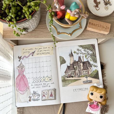 Cinderella bullet journal 👡 Disney bujo ideas ✨ Disney Bujo, 2025 Bujo, Cottagecore Painting, Journal 2023, Bullet Art, Bullet Journel, Bullet Journal Ideas Templates, Creating A Bullet Journal, Bulletin Journal Ideas