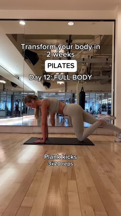 RA Pilates on TikTok Workout Program Gym, Pilates Challenge, Pilates Workout Routine, Pilates At Home, Pilates Training, Pilates For Beginners, Fitness Challenge, Trening Pilates, Fitness Workout For Women