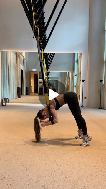 Georgia Legg on Instagram: "TRX SUSPENDED ABS   - TRX suspended Pikes  - TRX suspended Knee tuck  - TRX suspended Teaser   10 reps  X4  🔥   CORE TAKE DOWN!!!   Cues  - TRX fully lengthened  - Start the move directly under the anchor point  - Middle of your forearms into the TRX cradles  - Maintain solid gymnastic style plank throughout  - Stay high on tip toes in 1st two moves   Let me know what you think of these variations & most all enjoy that CORE annihilation!   Beautiful scenes @reformathletica ,missing my 2nd home!   Love G x" Trx Workouts Routine, Trx Workouts For Women, Trx Workout Plan, Trx Full Body Workout, Core Workout Gym, Essential Yoga Poses, Single Leg Bridge, Trx Training, Hamstring Workout