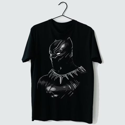 Black Panther T shirt AA Black Panther 2022, Black Panther T Shirt, Trending Tshirts, Black Panther, Soft Style, Twill Tape, Panther, Cotton Fiber, Light Fabric