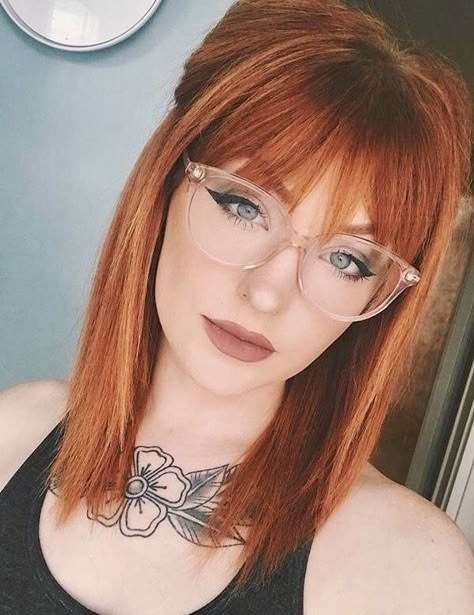 Ginger Hair Color, Hair Cut Ideas, Awesome Hair, Hair Color And Cut, Copper Hair, Hair Color Dark, Red Heads, Grunge Hair, Hair Envy