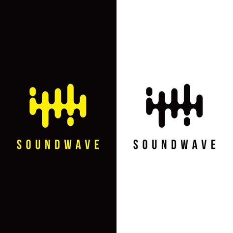 Sound Wave Logo Design, Soundwave Logo, Sound Wave Logo, Logo Sound, Audio Logo, Wm Logo, Fs Logo, Sound Logo, Audio Waves