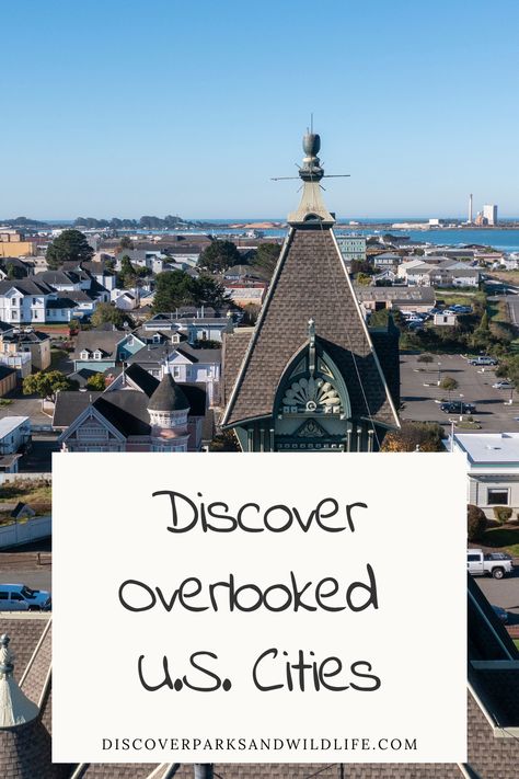 Uncover hidden gems with our guide to overlooked U.S. cities that should be on your travel radar. From the Victorian charm of Eureka, California, to the vibrant arts scene in Bisbee, Arizona, explore unique destinations that offer incredible experiences without the crowds. Unique Destinations, Eureka California, Bisbee Arizona, Road Trip Planner, Living History Museum, Presque Isle, Misty Mountains, Hood River, Tourist Trap