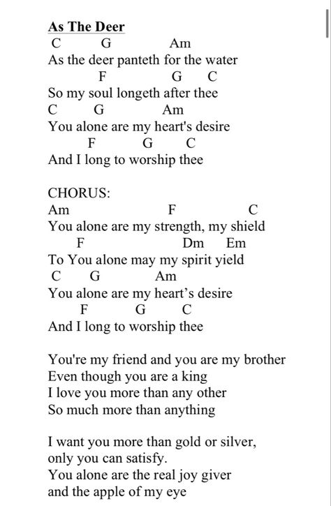 Chords Kids Church Songs, Ukulele Practice, As The Deer, Pancho And Lefty, Church Songs, Guitar Notes, Christian Song Lyrics, Great Song Lyrics, Praise And Worship Songs