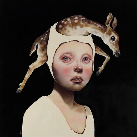 Afarin Sajedi (b1979 in Shiraz, Iran) Afarin Sajedi, Surreal Portrait, Cindy Sherman, Psy Art, The Boogeyman, Painted Ladies, Soyut Sanat Tabloları, Iranian Art, Pop Surrealism