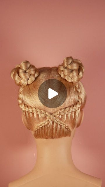 8,076 likes, 35 comments - olya_pobigailo el September 27, 2022: "Criss cross lace braids into space buns 🌌 Full tutorial coming tomorrow. You can find it on YouTube channel - Olya Pobigailo ❤️". Braids Into Space Buns, Lace Braids, Space Buns, Curly Hair Routine, Hair Haircut, Curly Hair Care, Curly Hair Tips, Hair Tips, Buns