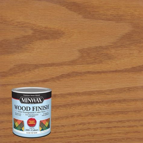 Classic Oak | Semi-Transparent Minwax Wood Stain, Interior Wood Stain, Solid Stain Colors, World Of Possibilities, Wood Stain Colors, Wood Shed, Easy Wood, Water Based Stain, Gel Stain