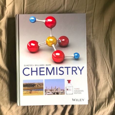 Chemistry textbook in excellent condition! Feels brand new! Introductory Post, Chemistry Textbook, Software Engineer, Chemistry, Software, Conditioner, Book Cover, Feelings, Brand New