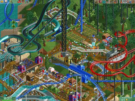 Rollercoaster Tycoon Roller Coaster Tycoon, Rollercoaster Tycoon, Princess Toadstool, Planet Coaster, Back In My Day, Childhood Books, Old Computers, Nerd Alert, Girl Day