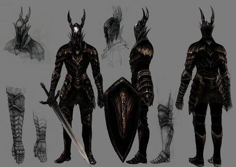 Dark Souls: Concept Art - Dark Souls Wiki Dark Souls Concept, Dark Souls Armor, Souls Concept Art, Dark Souls Design Works, Dark Souls Design, Medieval Characters, Dark Souls Concept Art, Dark Souls Artwork, Dark Souls 2