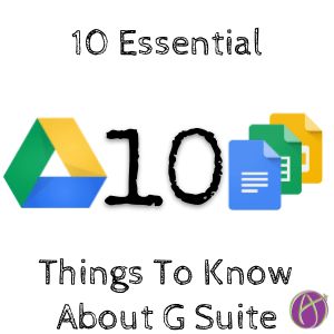 Here are 10 essential G Suite skills. If you are new to G Suite you want to know these 10 things at a bare minimum to get you started. Google Apps Google Suite For Education, Google Suite Tips, Organization Notebook, Google Hacks, Google Suite, Technology Lesson Plans, Logo Education, Paperless Office, Gmail Hacks