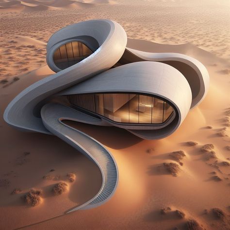 Wave Form Architecture, Fluidity Concept Architecture, Form Architecture, Sky City, Building Plan, Snake Design, Zaha Hadid, A Snake, Villa Design