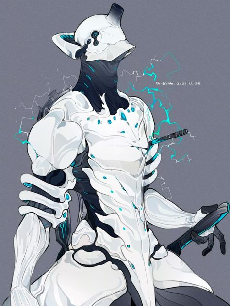 Warframe Art, Arte Robot, Alien Concept Art, Fantasy Armor, Robot Concept Art, Armor Concept, Creature Design, Creature Art, Dark Fantasy Art