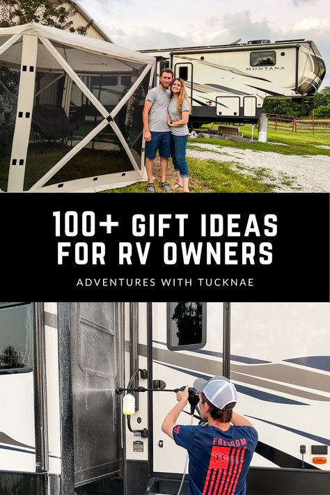 100+ Best Gifts For RV Owners: 2023 Guide to RV Gift Ideas Rv Gift Ideas, Gifts For Rv Owners, Travel Trailer Accessories, Quirky Accessories, Rv Gifts, Small Travel Trailers, Camper Accessories, Rv Travel Trailers, Rv Tips