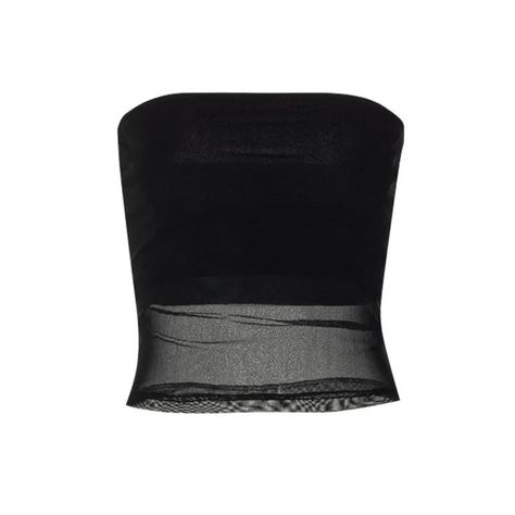 🖤✨ Get ready to shine with our sleek and stylish black sheer bandeau top! 🌙💫 Perfect for adding a touch of elegance and allure to your Y2K-inspired outfits. 👚✨ Features: 🔸 Smooth, figure-hugging fabric 🔸 Sheer detailing for a hint of mystery 🔸 Strapless design for a chic, minimalist look Pair it with high-waisted jeans or a skirt for a night out, or layer it under a blazer for a sophisticated twist! 🌟 #y2k #retrovibes #throwback #fashion #style #trendy #ootd Crop Top Camisole, Pinterest Wardrobe, Mesh Corset, Black Y2k, Strapless Crop Top, Mesh Crop Top, Clothing Pieces, Summer Streetwear, Polyester Spandex Fabric