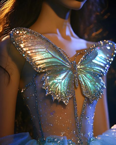 You give me butterflies 🦋 . .. . . . . . . . . . . . #aiartcommunity #ethereal #outfitinspiration #outfitinspo #weddingdress #fashionstyle #hautecouture #couture #aesthetic #tumblraesthetic #fairycore (Butterflies, shimmering, AI art, ethereal outfit, dress, fashion, runway, fairycore) Butterfly Runway Fashion, Butterfly Runway, Ethereal Outfit, Couture Aesthetic, Dreamy Butterfly, Art Ethereal, You Give Me Butterflies, Ethereal Dress, Give Me Butterflies