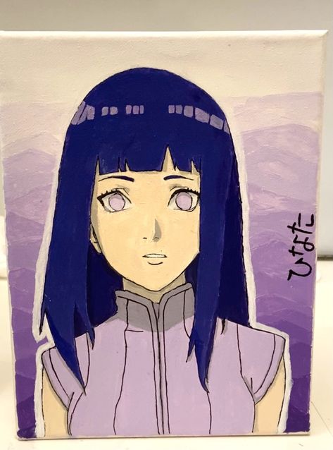 Hinata Sketch, Acrylic Paint Art, Sea Glass Art Diy, Naruto Painting, Haikyuu Karasuno, Anime Canvas Art, Diy Embroidery Patterns, Baby Animals Pictures, Easy Drawings Sketches