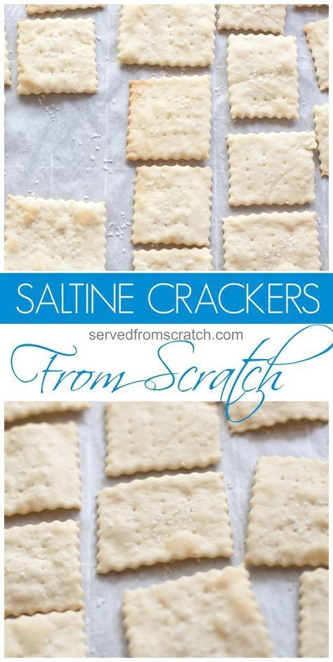 Make your own Saltine Crackers from scratch at home! Homemade Crackers Recipe, Mint Syrup, Homemade Crackers, Saltine Crackers, Velvet Cupcakes, Cracker Recipes, Easy Meal Ideas, Homemade Snacks, Mint Leaves