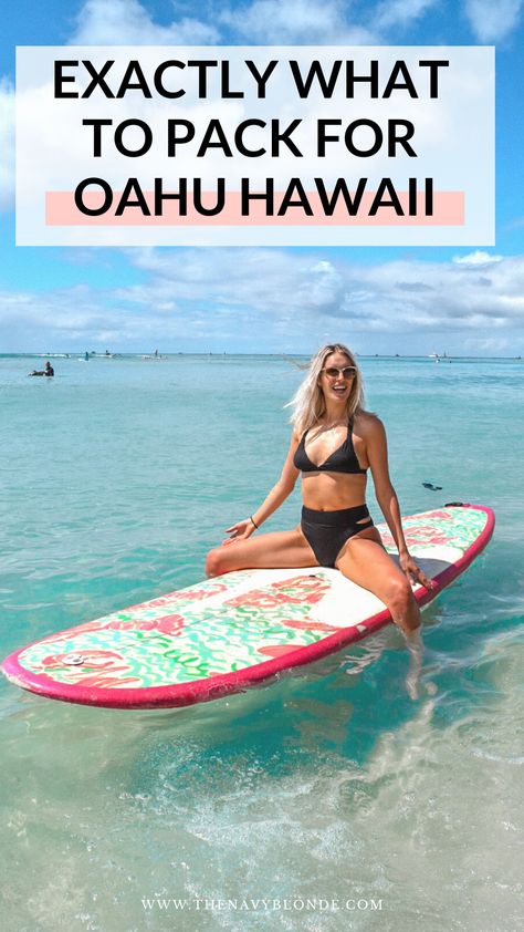 Packing List Hawaii, What To Wear In Hawaii, Pack For Hawaii, Hawaii Packing List, Hawaii Packing, Oahu Hikes, Oahu Travel, Hawaii Hotels, Maui Vacation