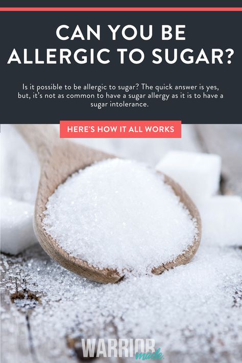 Is it possible to be allergic to sugar? The quick answer is yes, but, it’s not as common to have a sugar allergy as it is to have a sugar intolerance. Here’s how it all works. Sugar Symptoms, Yes But, Can You Be, Coconut Sugar, Allergies, Coconut, Nutrition, Canning