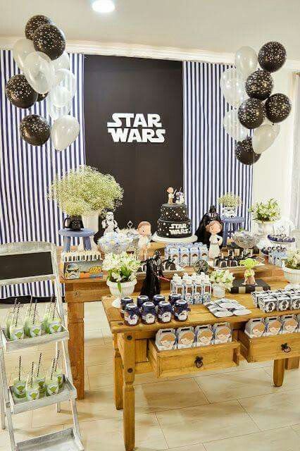 Star Wars Kids Party, Decoracion Star Wars, Lego Star Wars Party, Star Wars Baby Shower, Star Wars Theme Party, Parties Ideas, Star Wars Birthday Party, Star Wars Wedding, Birthday Star