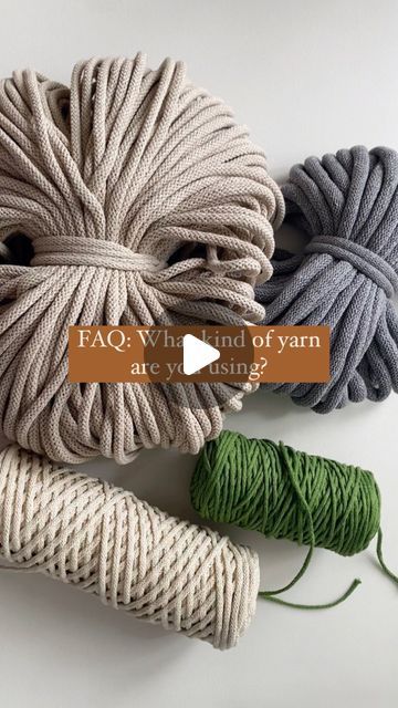 Iga | Modern crochet patterns and tips | Handmade home decor on Instagram: "I get this question every day, so the answer deserves a separate post. It is most often used for macrame, but I love crocheting with it! 😊

I use 9mm cord most often for baskets. 5mm cord for baskets, trivets, key chains and handbags. 3mm cord for coasters and placemats, and 2mm cord for coasters and various small accessories. 

Of course, sometimes I use other cords and yarns, but braided cords are definitely my favorite! 😁

Have you tried braided cotton cords?

______________
Crochet patterns for the items shown in the video are available. 
Check the link in my bio 😊 

Follow -> @igacrochet for crochet inspirations, beginner friendly crochet patterns and tips💫

#crochet #crocheting #crochetgirl #crochetlover Beginner Friendly Crochet, Modern Crochet Patterns, Placemats Patterns, Crochet Girls, Modern Crochet, Crochet Lovers, Macrame Cord, Crochet Coasters, Love Crochet