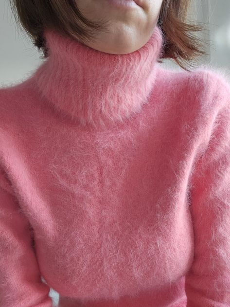 Fuzzy Coquette Sweaters, Mohair Sweater Fluffy, Angora Sweater Fluffy, Cozy Pink Mohair Sweater, Angora Goat Mohair, Kyiv City, Fuzzy Mohair Sweater, Angora Sweater, Ladies Turtleneck Sweaters