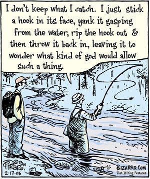 Blog: www.bizarrocomics.com Site : www.bizarro.com Fishing Jokes, Bizarro Comic, Vegan Memes, Animal Activism, Hunting Humor, Vegan Quotes, Why Vegan, Being Vegan, Vegan Humor