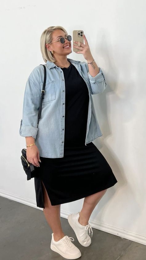 Curvy Casual Outfits, Outfits Gorditas, Shirt Dress Outfit, Plus Size Fall Outfit, Look Plus Size, Classy Casual Outfits, Shirt Dress Style, Style Mistakes, Curvy Outfits