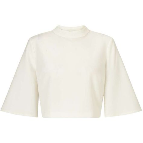 White Backless Top, Big Sleeves, Practice Outfits, Backless Crop Top, Fashion Tops Blouse, Backless Top, Summer Crop Tops, Cropped Tops, White Crop