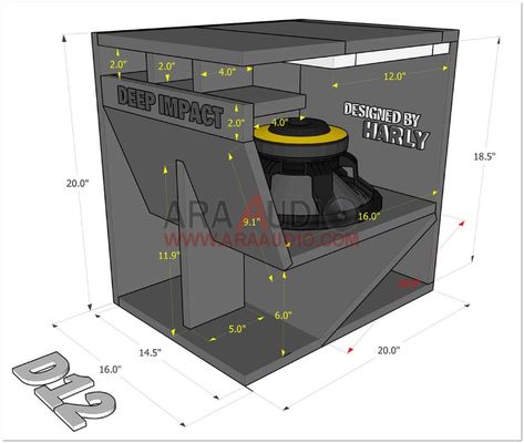 12 Subwoofer Box, 12 Inch Subwoofer Box, Rcf Audio, Small Subwoofer, Diy Subwoofer Box, Custom Subwoofer Box, Custom Speaker Boxes, Best Subwoofer, Diy Subwoofer