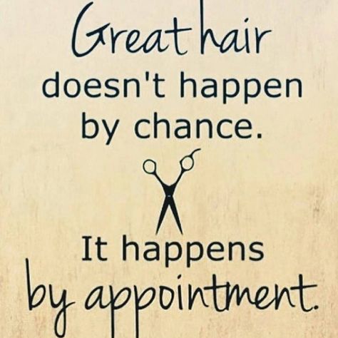 Hair appointment openings for this week Thurs-Sat Call Chroma salon @ (704) 896-2889 to schedule yours today! Hair Salon Quotes, Stylist Quotes, Hairdresser Quotes, Hairstylist Quotes, Salon Quotes, Job Quotes, Makeup Hacks Beauty Secrets, Hair Quotes, Hair Appointment