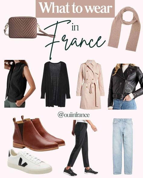 No BS guide on what to wear in France (from someone who's lived here a decade!) France In May Outfits, What To Wear In France In November, Packing For France In September, France Packing List Fall, What To Wear In Paris In September, What To Wear In France, Nisolo Chelsea Boot, 8 Things French Women Dont Wear, Classic Wardrobe Basics