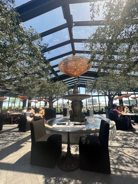 Rh Rooftop Restaurant Dallas, Rh Rooftop Restaurant, Rh Rooftop, Highland Park Dallas, Dallas Restaurants, Dinner Places, Rooftop Lounge, Rooftop Restaurant, Fancy Restaurant