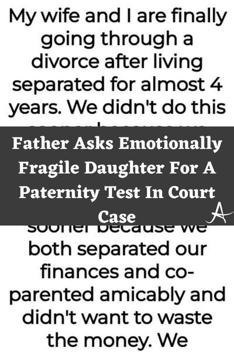 Daughter And Father, Divorce Wife, Divorce Court, Paternity Test, Co Parenting, A Father, The Father, New Pins, Counseling